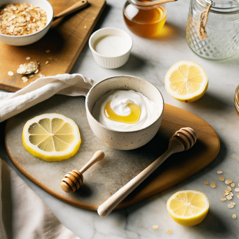 Natural Brightening Face Mask with Kitchen Ingredients: Illuminate Your Look