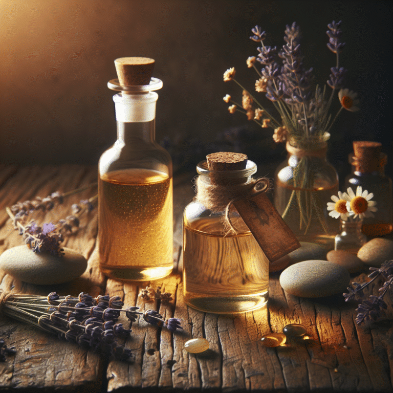 homemade calming oil for massage