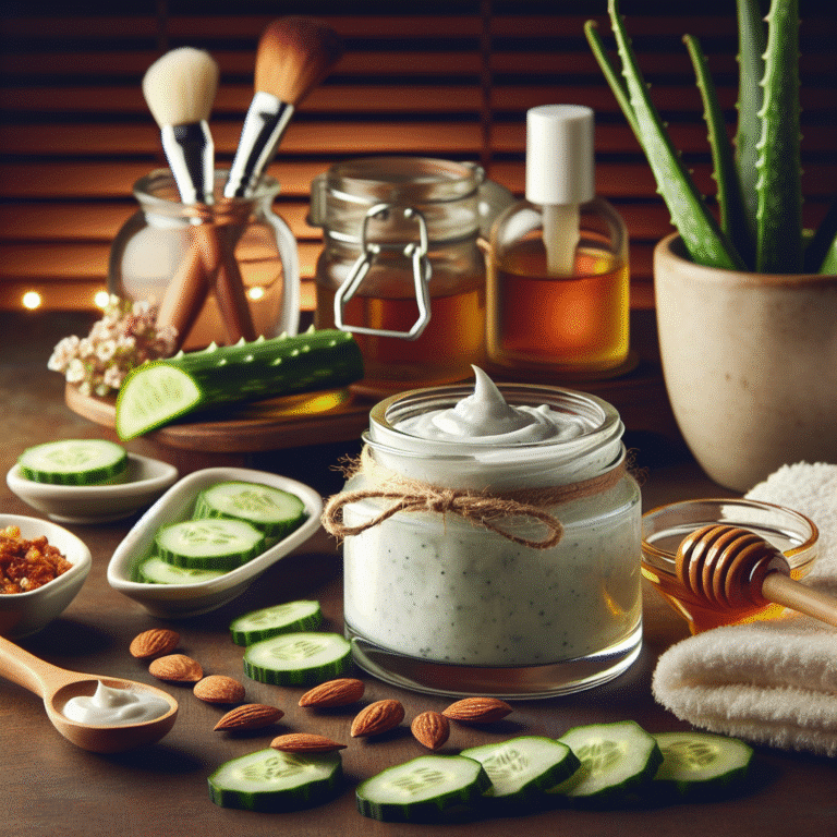 Homemade Overnight Face Masks for Hydration
