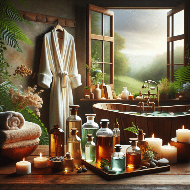 natural oils for a calming home spa experience