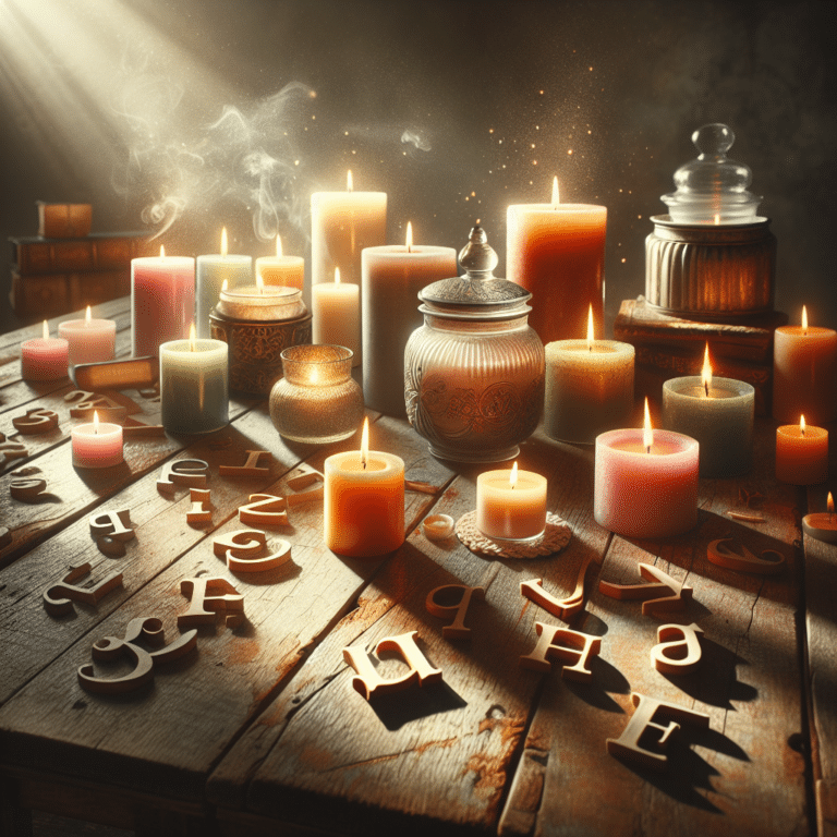 homemade scented candles for relaxation