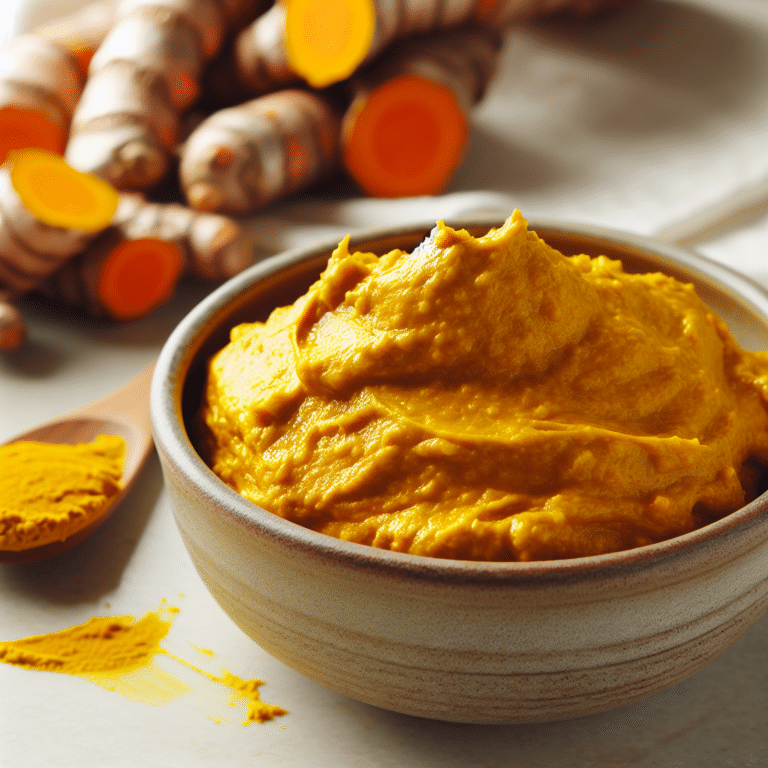 Homemade Turmeric Face Mask for Brightening