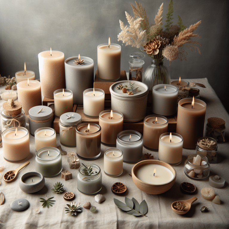 homemade scented candles for relaxation