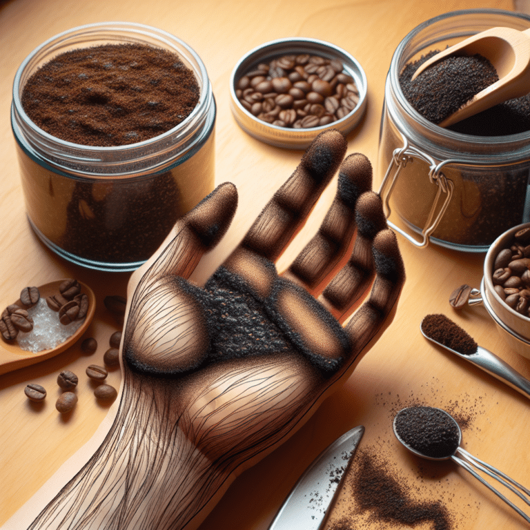 Homemade Coffee Scrub to Reduce Cellulite